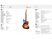 Fender Vintera III Mid 60s Jaguar Rosewood Fingerboard 3-Color Sunburst Fender Vintera III Mid 60s Jaguar Rosewood Fingerboard 3-Color Sunburst